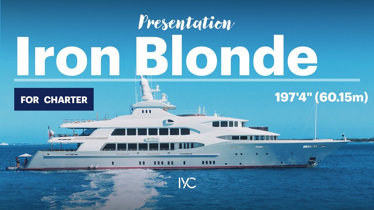 IRON BLONDE I La bordul legendarului superyacht Trinity de 197'4" (60,15 m) I Pentru charter cu IYC