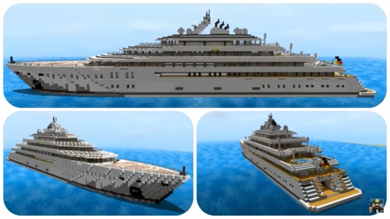 Minecraft: Cum să construiești un iaht în Minecraft Partea 1 (Golden Odyssey) |  Tutorial Minecraft Yacht