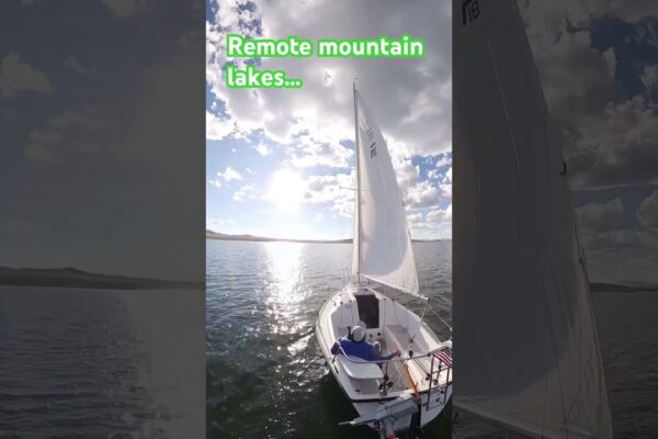 Navigație pe lac de munte #navile #precision18 #coloradosailing #lakesailing #munti #lakelife
