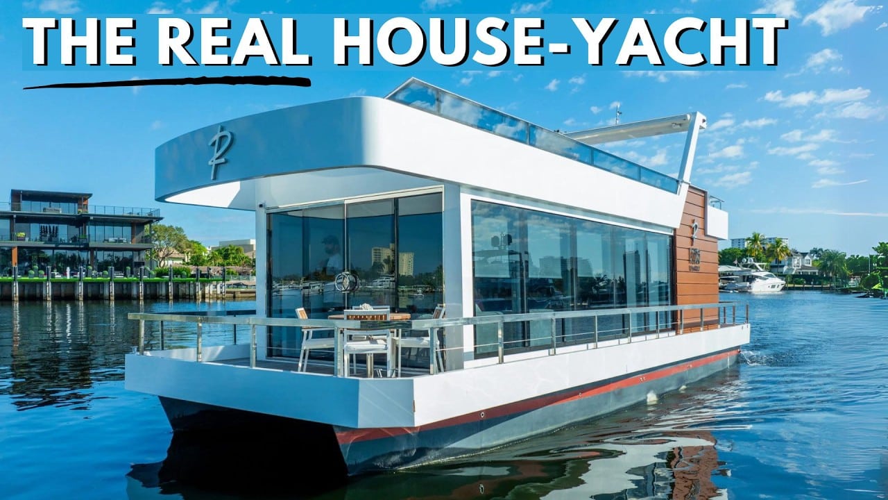 Casă minusculă de lux pe apă: 2024 Reina Live L44 House-Yacht Tour