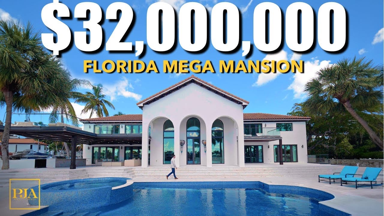 În interiorul unui MEGA CONAC de 32.000.000 USD în Fort Lauderdale, Florida |  Peter J Ancona