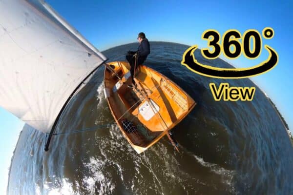 Video de navigație 360, experiență de navigație cu barca