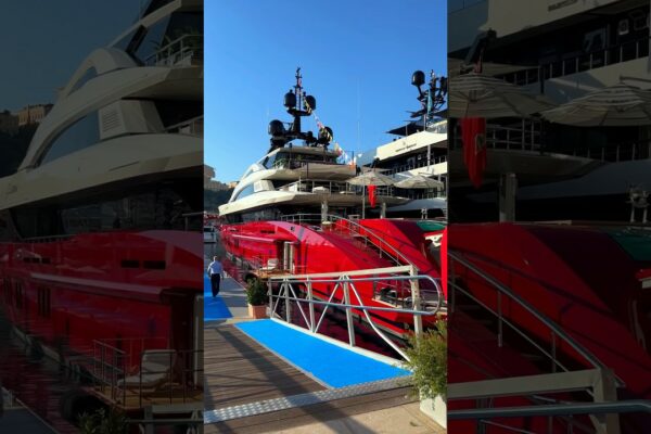 Yacht de lux miliardar în Monaco