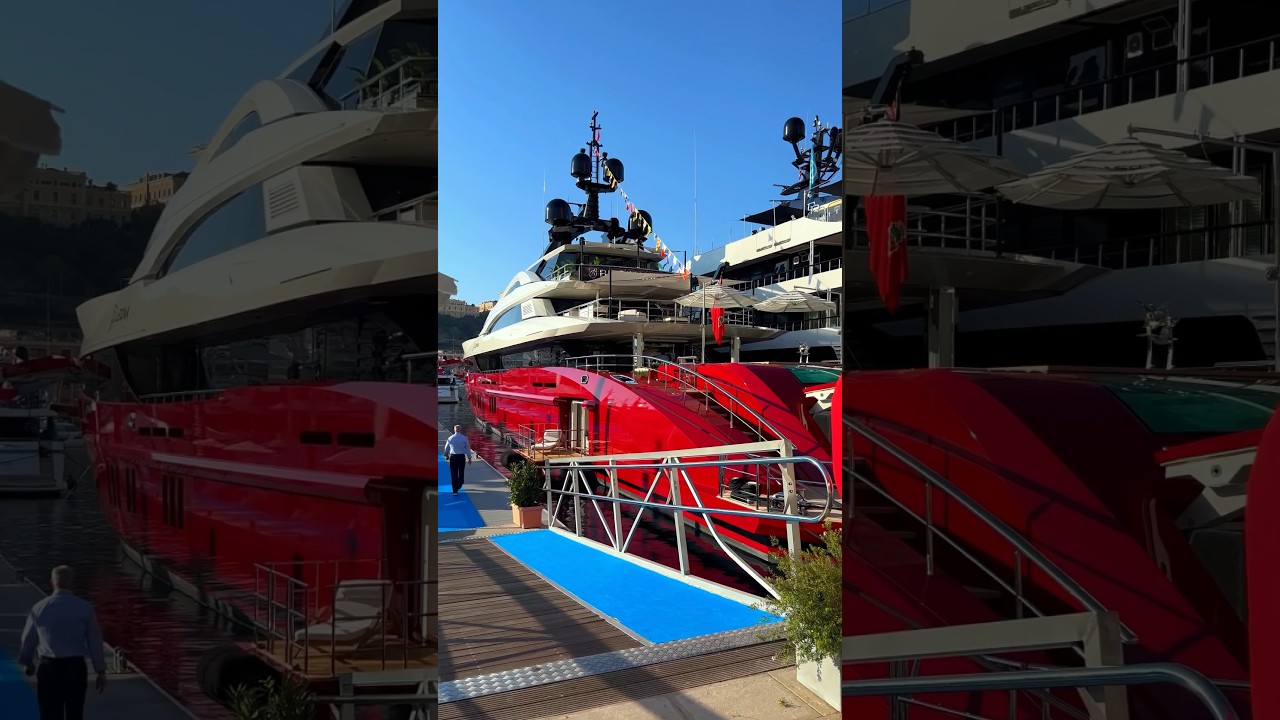 Yacht de lux miliardar în Monaco