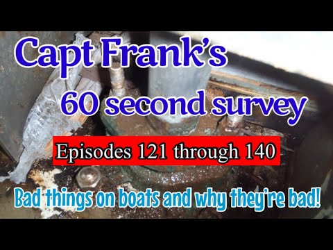 Sondajul de 60 de secunde al căpitanului Frank (Episoadele 121 până la 140): Lucruri rele pe bărci și de ce sunt rele!