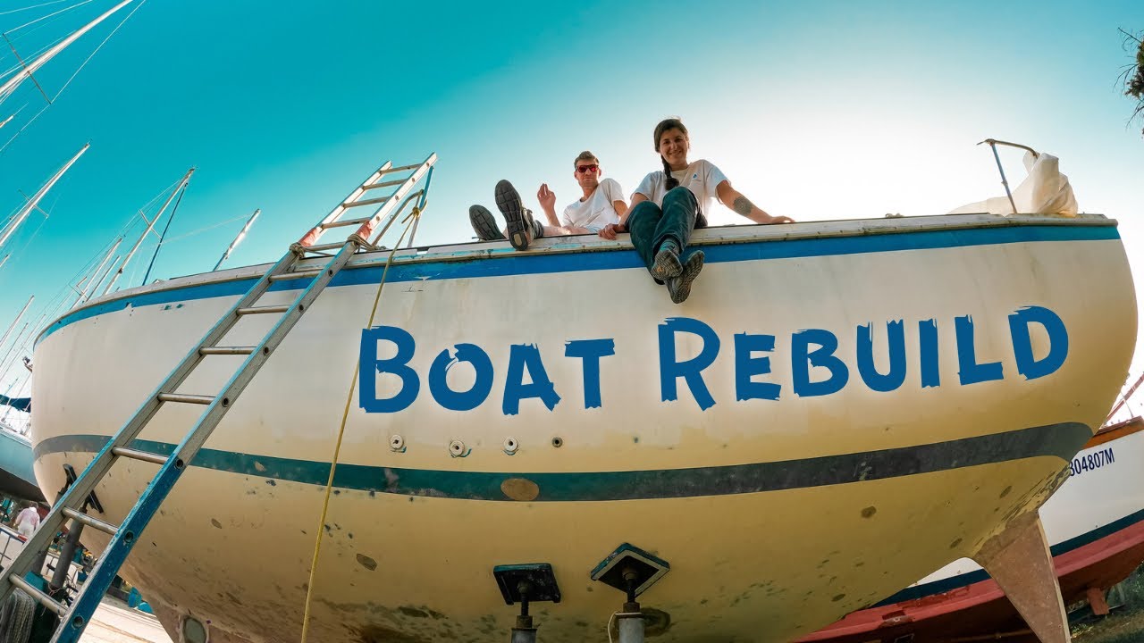 Am cumpărat o barcă abandonată acum 2,5 ani și încă lucrăm la ea... |  PĂSĂRĂ DE MARE VELING Ep.63