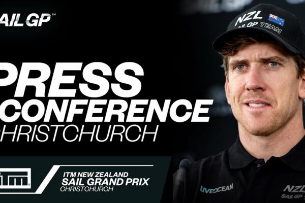 Conferință de presă |  ITM New Zealand Sail Grand Prix |  Christchurch