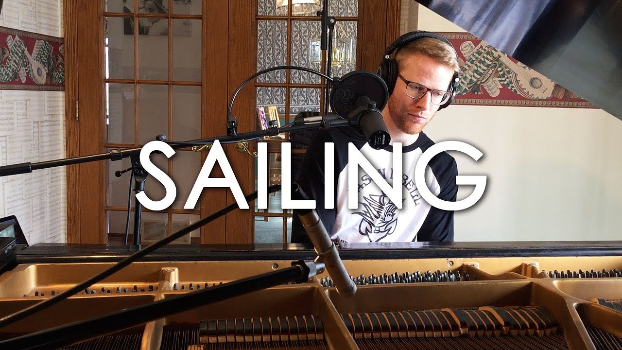 „Sailing” (copertă Christopher Cross) – Dan Collins și un pian
