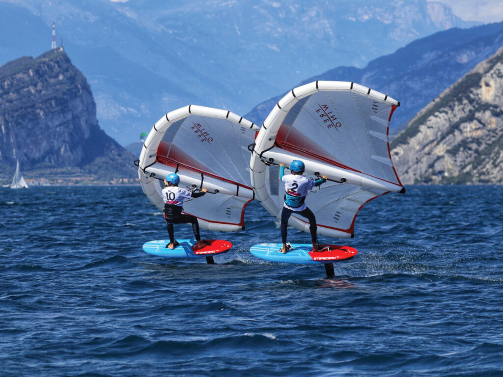 windfoiling în Arendal, Norvegia
