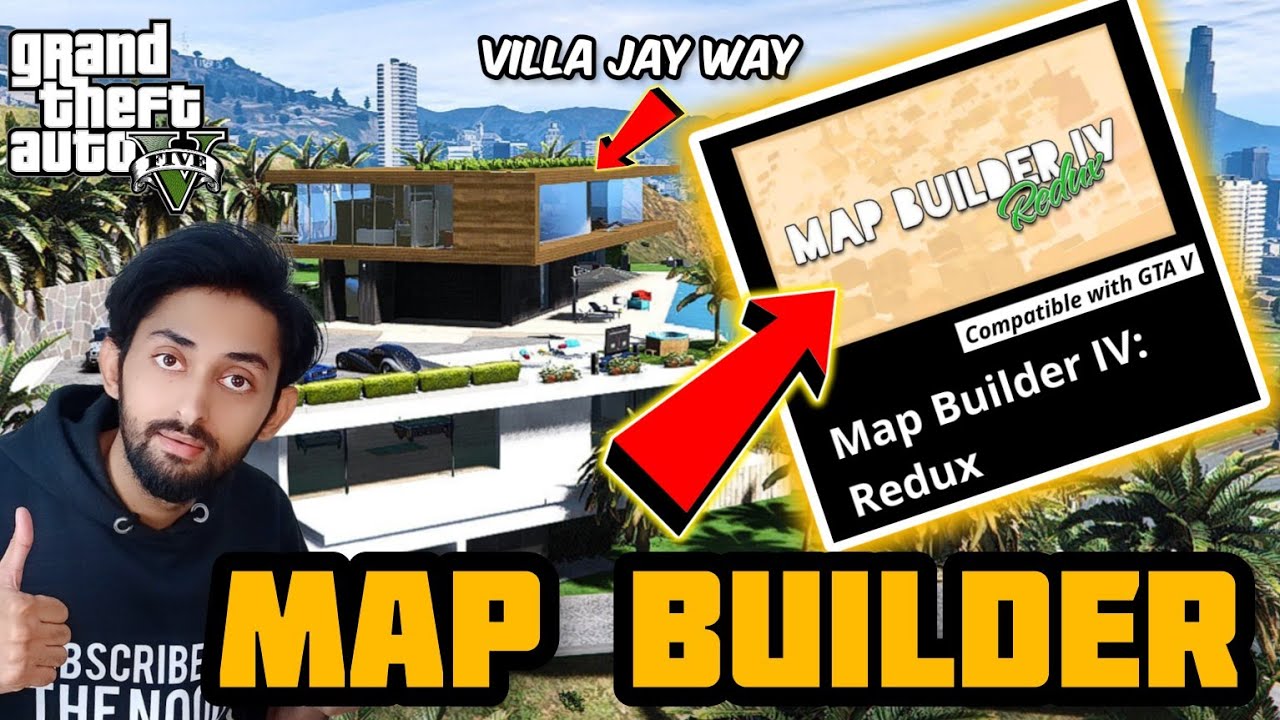 CUM SE INSTALAZĂ MAP BUILDER ÎN GTA 5 |  EDITOR DE HARTE GTA 5 |  VILA JAY WAY |  Moduri GTA 5 2023 Hindi/Urdu