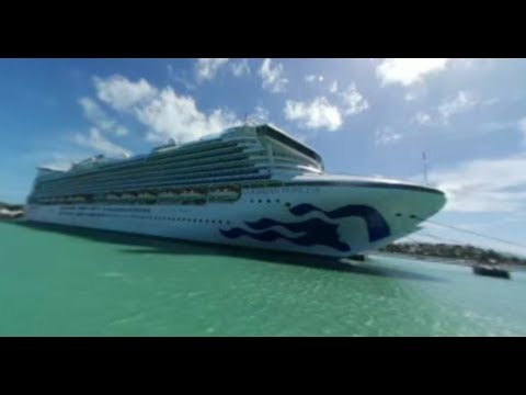 Fără narațiune: catamaran 4K 360 Antigua înapoi la Caraibe Princess