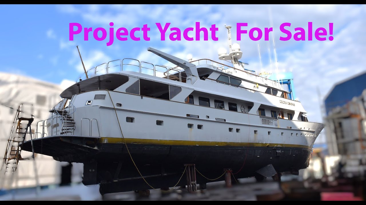 PROIECT YACHT / GOLDEN COMPASS 46 m - STEEL HULL EXPLORER / TUR VIDEO (Tururi)