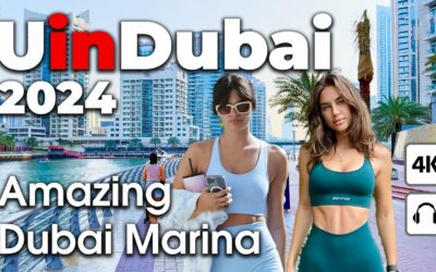 Dubai Live 24/7 🇦🇪 Uimitor Dubai Marina [ 4K ] Tur pietonal