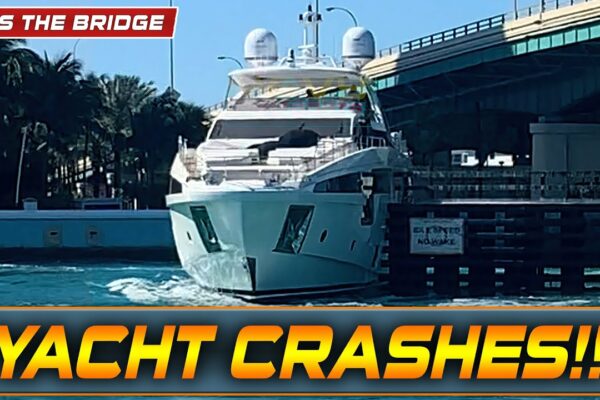 Știri de ultimă oră: iahtul se prăbușește în podul de intrare Haulover din Miami, Florida!  |  Bărci ondulate