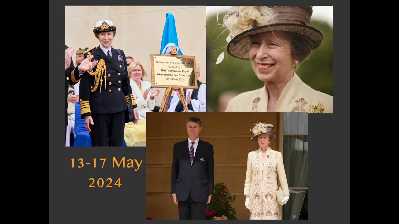 Săptămâna de lucru a Prințesei Anne 13-17 mai 2024;  Insula Wight și Londra