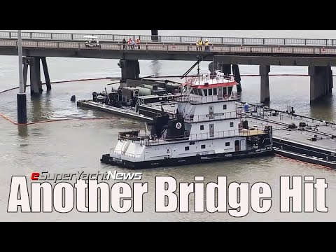 Podul Texas lovit de barja fugară |  SY News Ep330