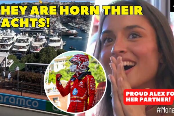 Fanii Monaco l-au sărbătorit pe Charles Leclerc Pole Position prin claxonarea iahturilor!  GP Monaco 2024
