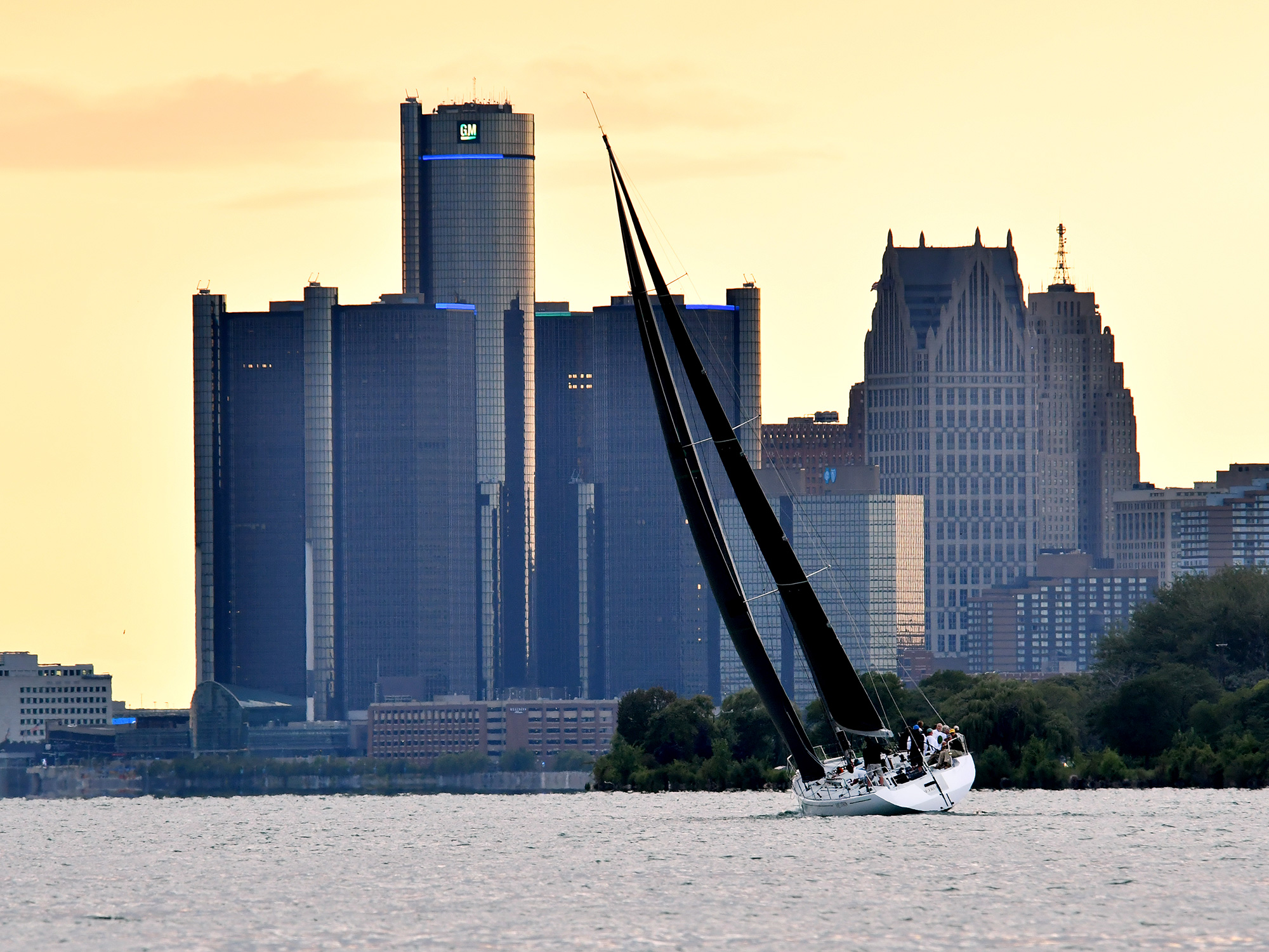 Sailboat on Lake St. Clair