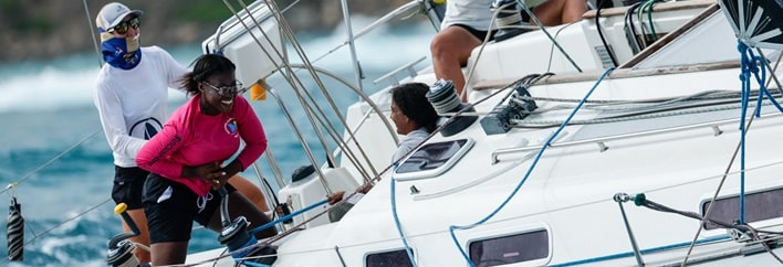 Sărbătorirea femeilor pe apă la Săptămâna navigației din Antigua – Ziua cursei pentru femei de la Marina Yacht Club din Antigua – Asociația de navigație din Caraibe