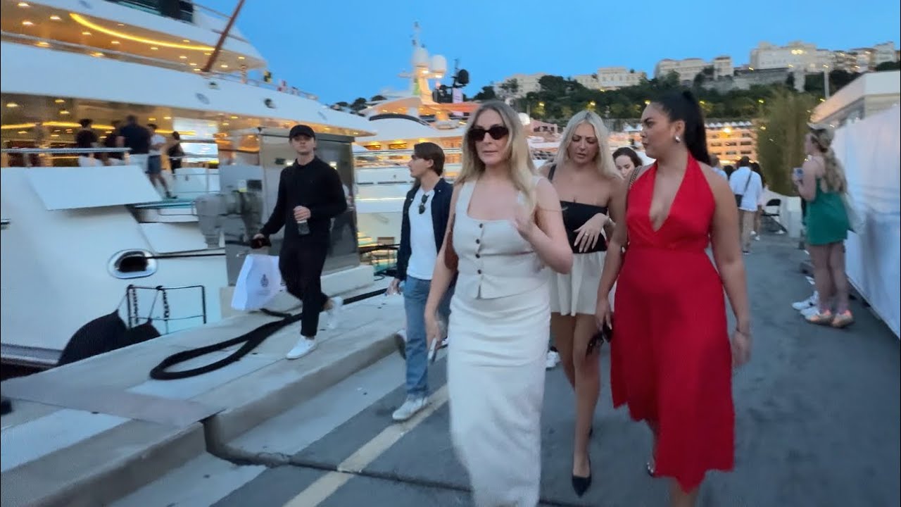 MARELE PREMIUL MONACO 2024 TUR DE ZI, PETRECERE DE NOAPTE PE YACHT PRIVAT și VIAȚA DE NOAPTE DUPĂ CURSA@emmansvlogfr