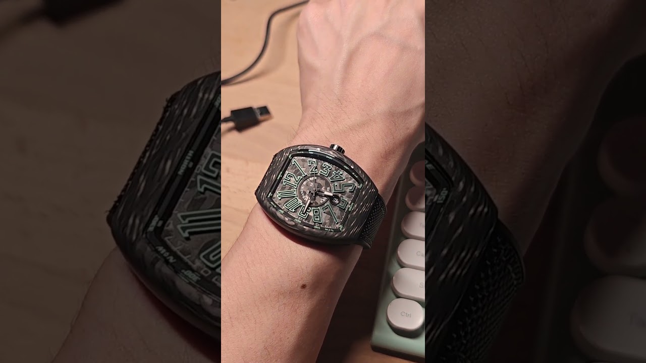 Franck muller vanguard krypton v45 carbon este unul dintre cele mai unice ceasuri din lumea ceasurilor