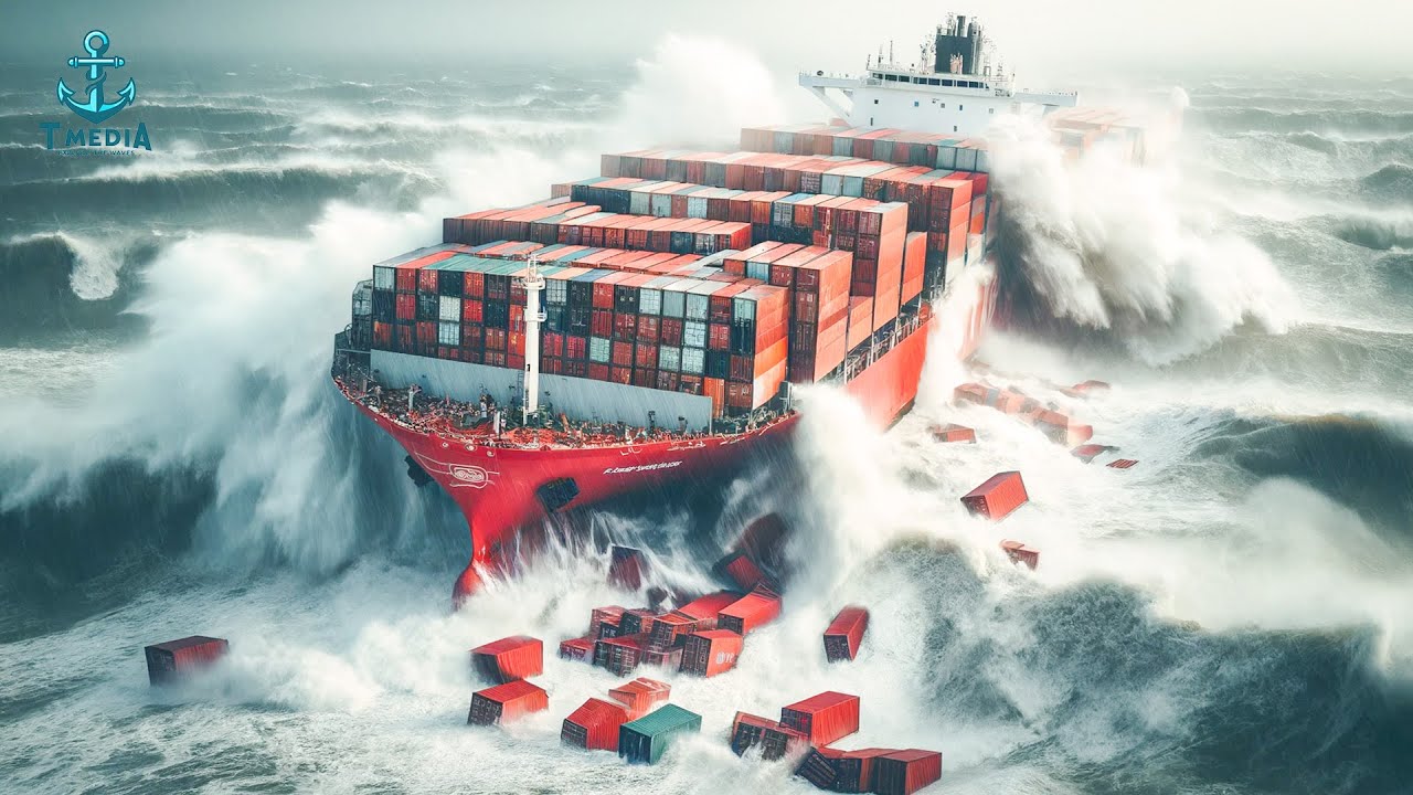 500 de nave incredibile pe vreme furtunoasă, surprinse de camera de la început până la sfârșit sunt șocante