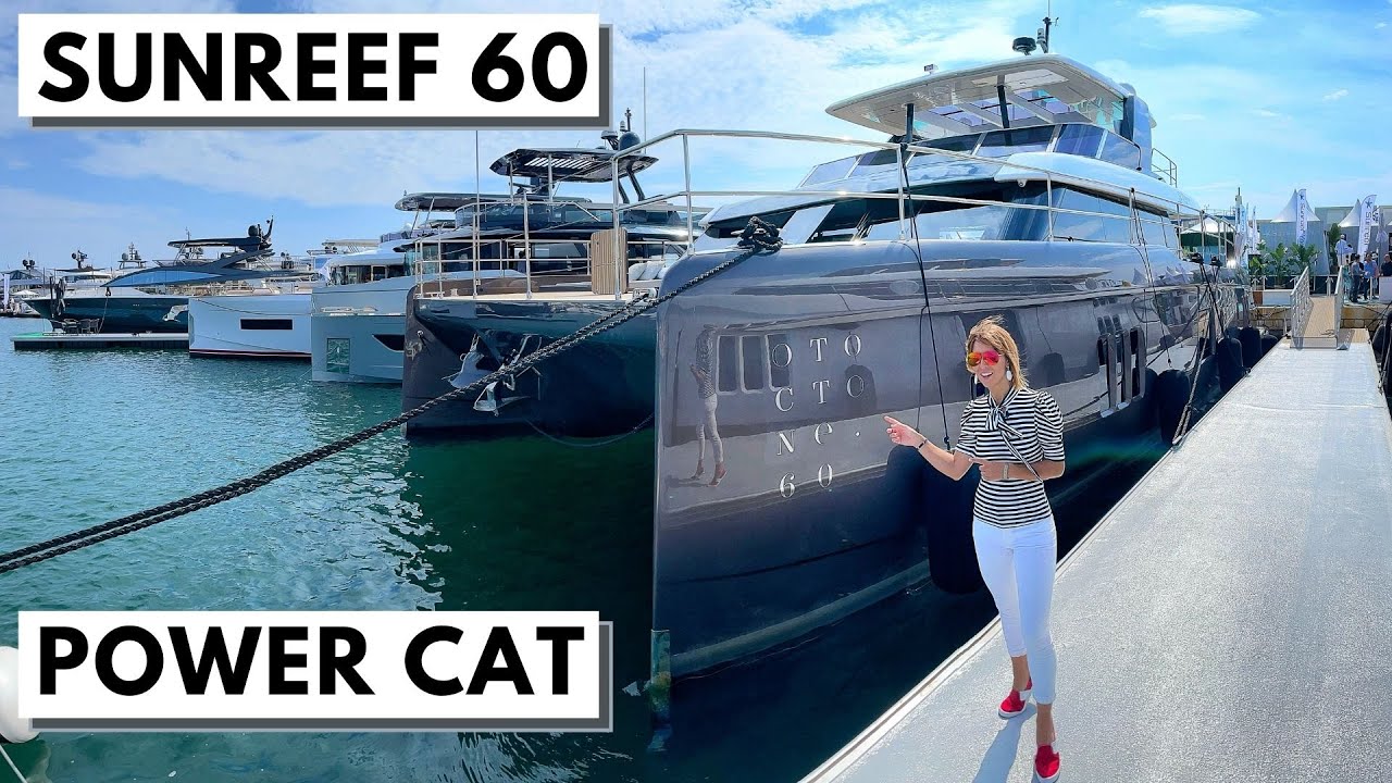PREMIERA MONDIALĂ: 2021 SUNREEF 60 POWER „Otoctone” Catamaran de lux Charter Yacht Tour