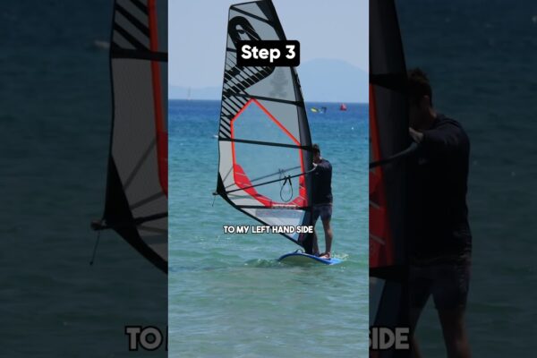 Cel mai UșOR mod de a te întoarce 😌😲 #windsurfing