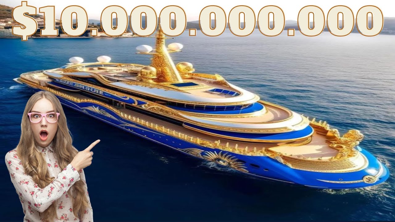 În interiorul celor mai scumpe iahturi de 10.000.000.000 USD #Yachts #luxuryliving