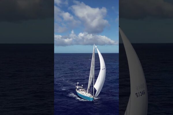 Nimeni în preajmă pentru MILES!  Open Ocean Sailing #drone #sailing