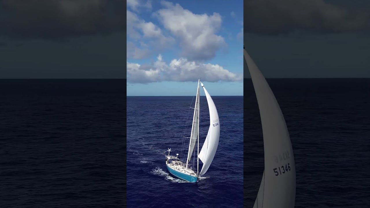 Nimeni în preajmă pentru MILES!  Open Ocean Sailing #drone #sailing