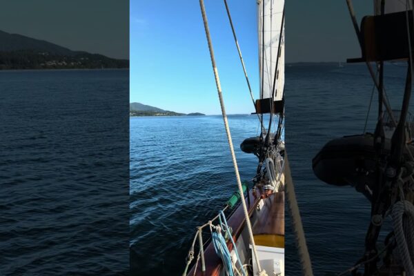 Navigand pe Schooner Zodiac #pnw #pugetsound