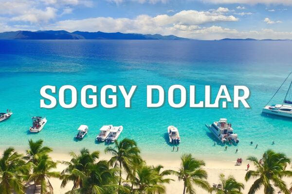 Soggy Dollar Bar LIVE Webcam pe White Bay, Jost Van Dyke, BVI