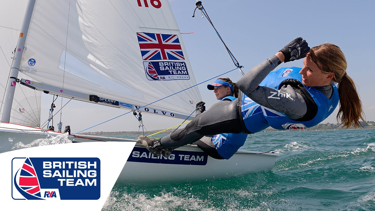 Jocurile Olimpice 2016 - Hannah Mills și Saskia Clark - 470 femei - Echipa britanică de navigație