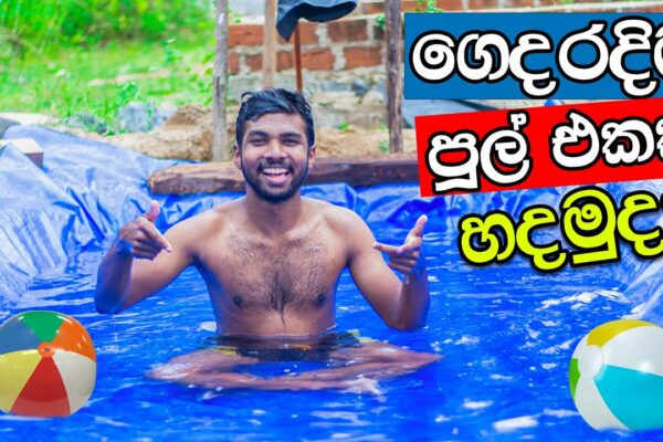 Să construim o piscină grozavă?🤗 |  Piscina de casa |  Piscină DIY |  Acasă |  Sri Lanka