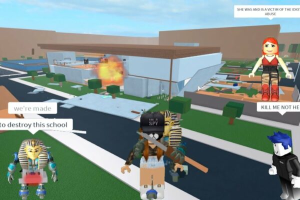 Roblox Exploiting - Roblox High School Destruction ft. Cowcow