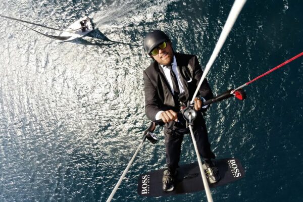 HUGO BOSS |  The SkyWalk de Alex Thomson |  Extreme Sailing #skywalk