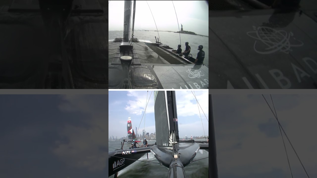 OMG a căzut din barcă!  #sailing #sailgp #curse