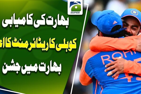 Virat Kohli anunță retragerea de la T20 după ce a navigat în India spre victoria la Cupa Mondială |  GEO SUPER