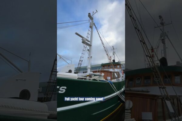 SINGURUL Yacht Trawler de acest fel!  Turul complet al iahtului vine în curând!