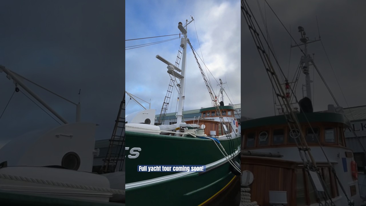 SINGURUL Yacht Trawler de acest fel!  Turul complet al iahtului vine în curând!