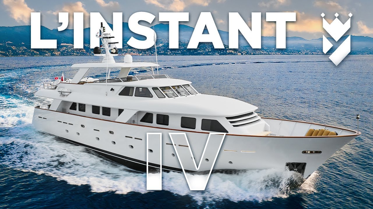 Superyacht L'INSTANT IV de vânzare - Un iaht cu inimă, trup și suflet!