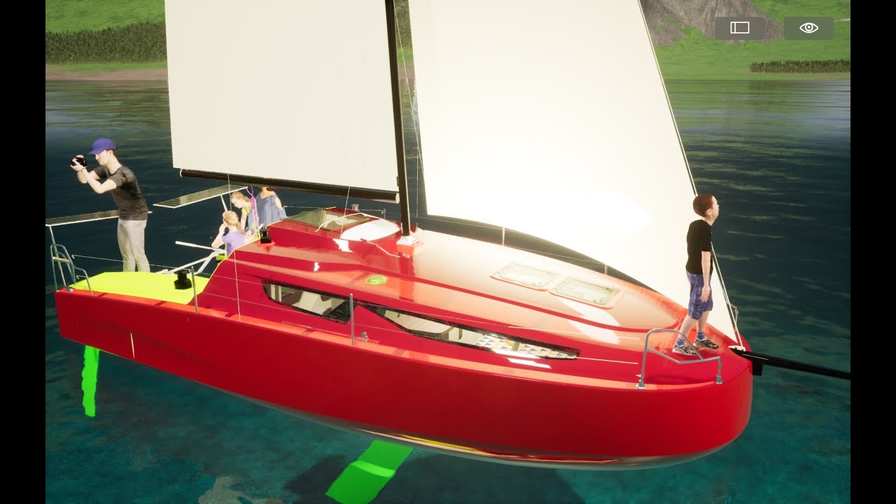 Presa italiană de yachting a recunoscut designul meu 6,5 m SCOW ca un remarcabil în designul modern de iahturi.