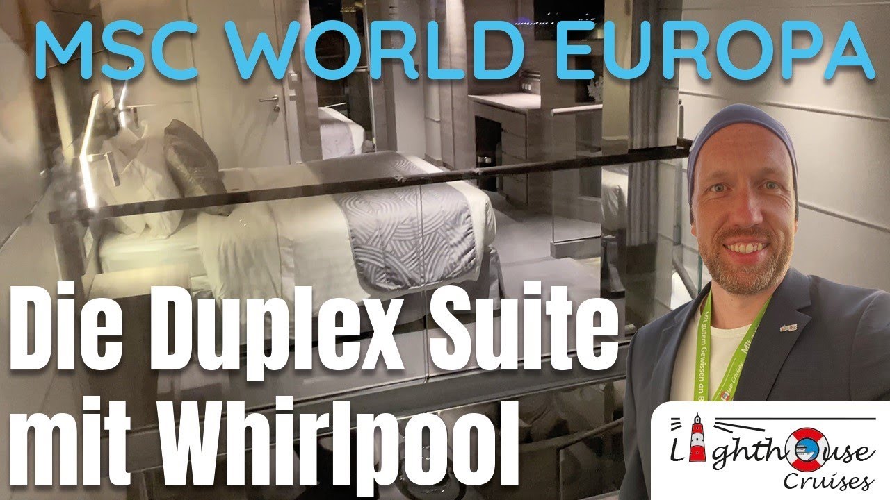 Suită MSC World Europe MSC Yacht Club Maisonette cu jacuzzi