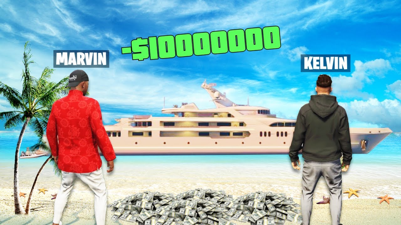 SUPER YACHT NOU DE 10.000.000 USD ÎN GTA 5!