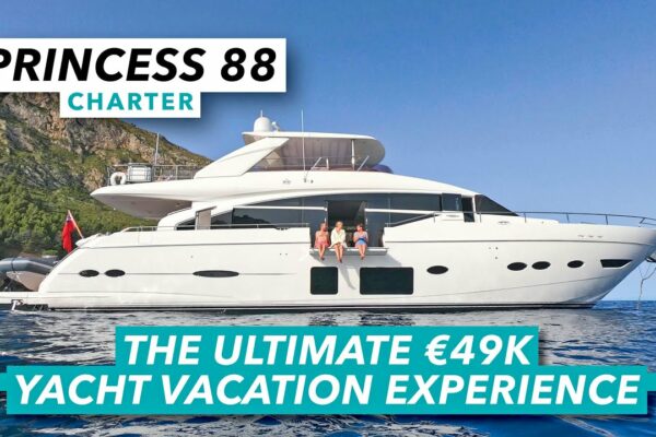 Charter Princess 88 |  Experiența de vacanță de vis cu iaht de 49.000 EUR |  Barcă cu motor și iahting