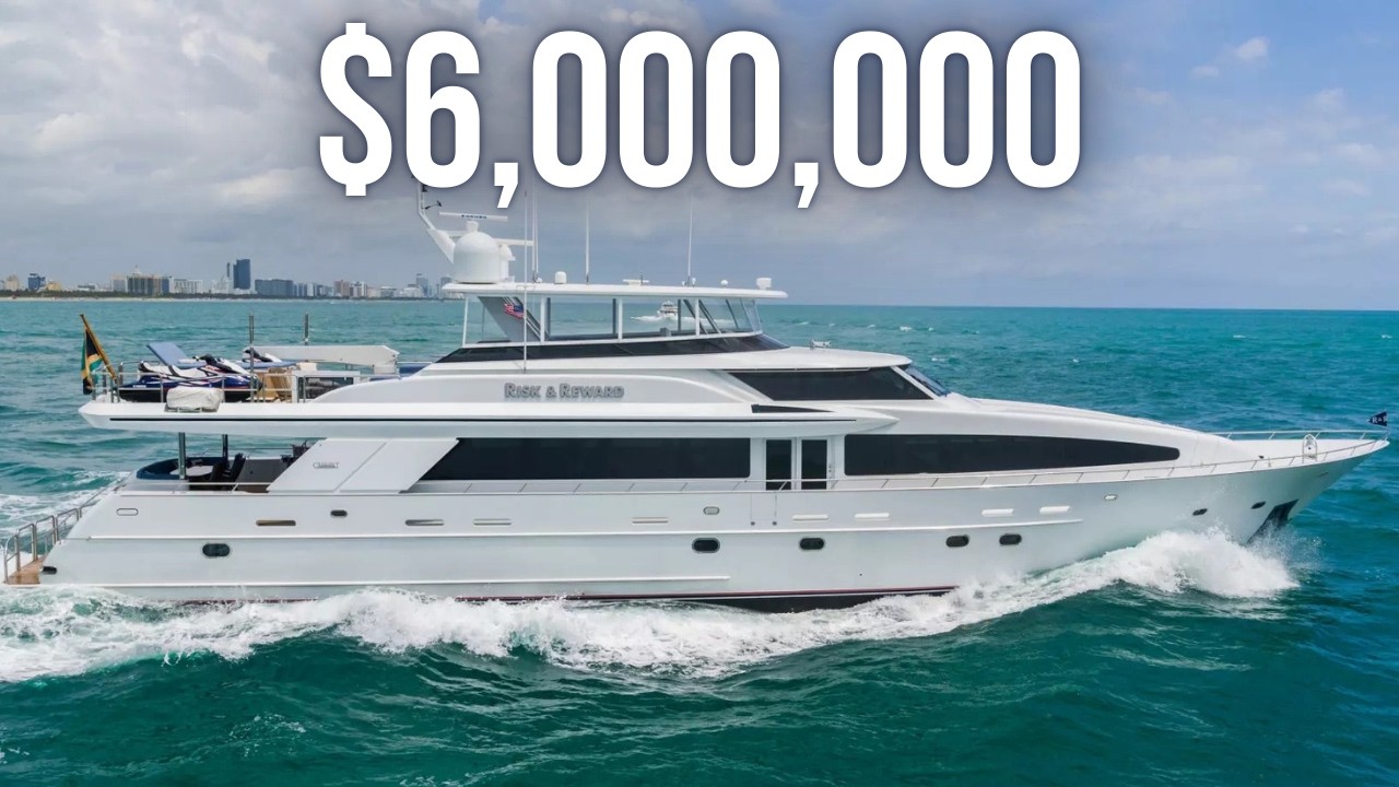 Tur de 6.000.000 USD 120' Crescent Raised Pilothouse SuperYacht Tour |  Iaht de lux