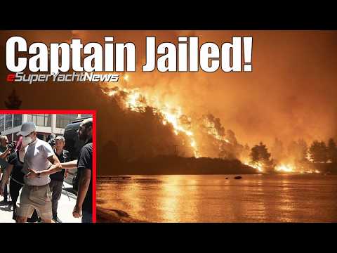 Breaking: Căpitanul superyacht-ului grecesc ÎNCHIS din cauza incendiului pe insula greacă!  |  SY News Ep346
