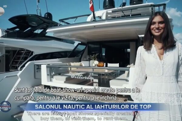 🔴 Apariție la Kanal D - Știrile TV Române |  Italia - Genova Yacht Show