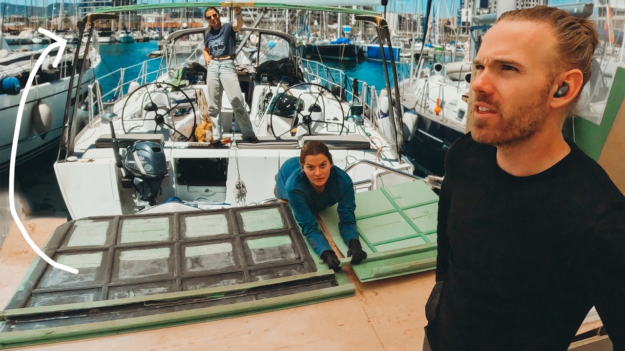 Bimini cu hardtop din fibră de carbon: cel mai bun colector de ploaie și energie solară pentru barca noastră cu pânze (9)